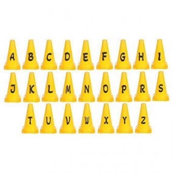 Set 26 conuri - Literele alfabetului